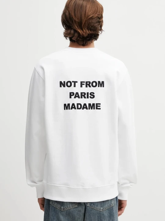 Zdjęcie produktu Drôle de Monsieur bluza bawełniana Le Sweatshirt Slogan Drole de Monsieur