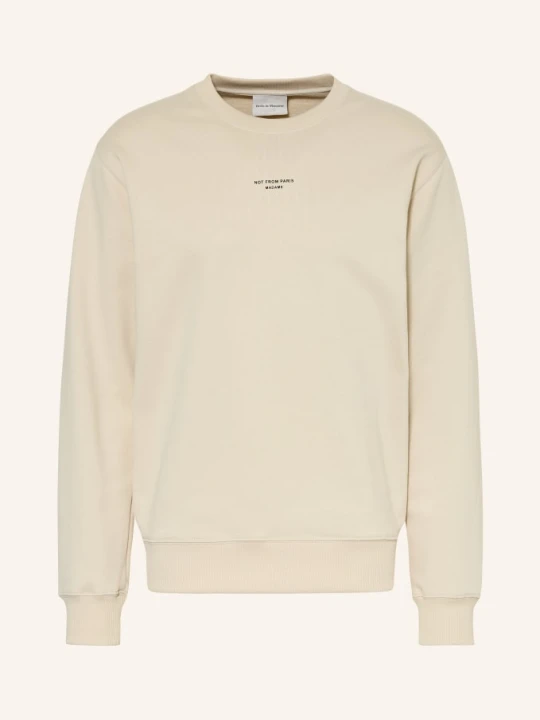 Zdjęcie produktu Drôle De Monsieur Bluza Le Slogan Classique beige Drole de Monsieur