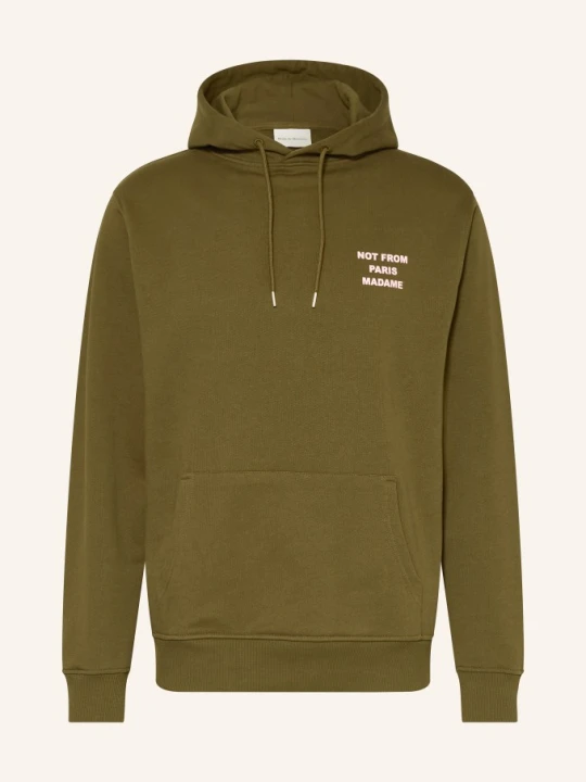 Zdjęcie produktu Drôle De Monsieur Bluza Z Kapturem Le Hoodie Slogan gruen Drole de Monsieur KHAKI