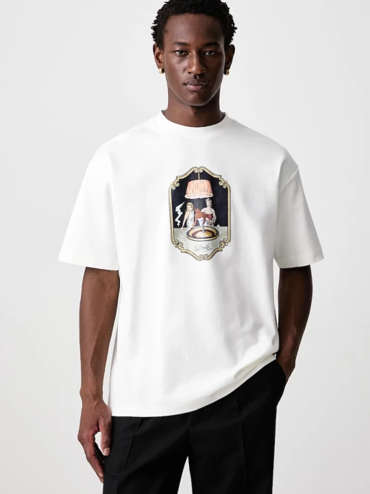 Zdjęcie produktu Drôle de Monsieur Casino Scene T-shirt bawełniany męski Drole de Monsieur
