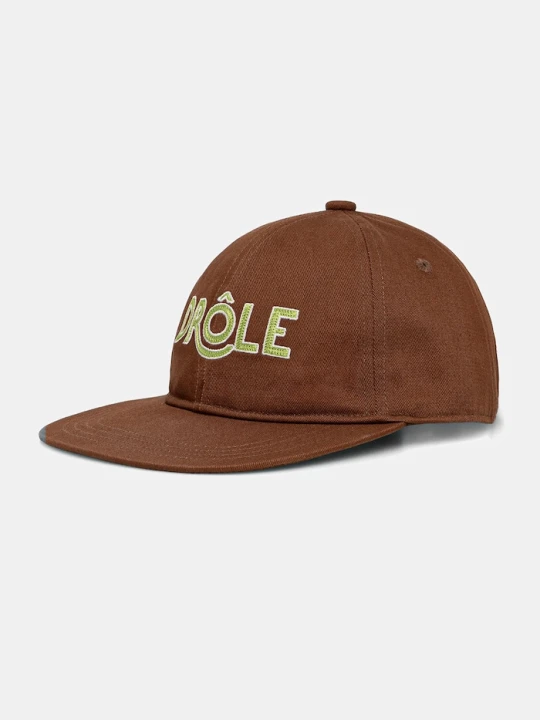 Zdjęcie produktu Drôle de Monsieur czapka z daszkiem bawełniana Casquette Drôle Drole de Monsieur brązowy