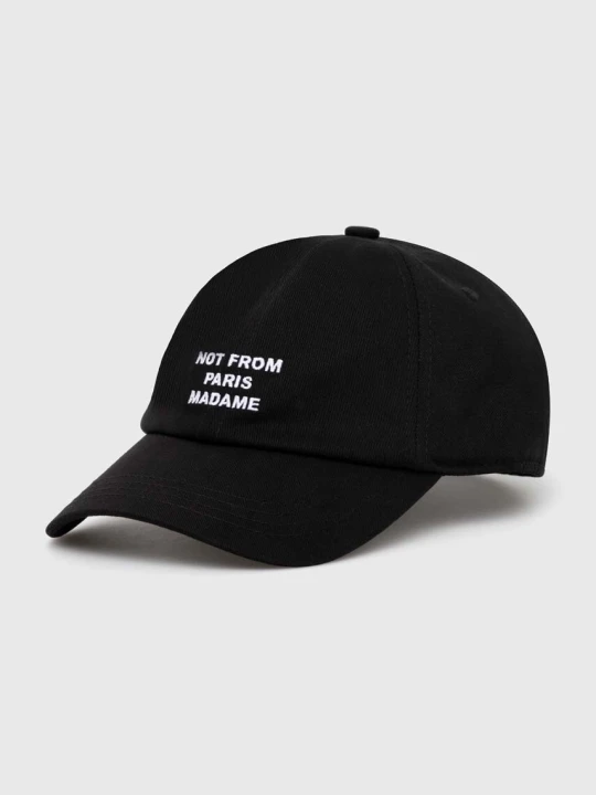 Zdjęcie produktu Drôle de Monsieur czapka z daszkiem bawełniana La Casquette Slogan Drole de Monsieur