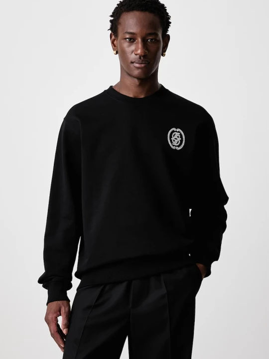 Zdjęcie produktu Drôle de Monsieur D Mirror Embroidery bluza bawełniana męska Drole de Monsieur