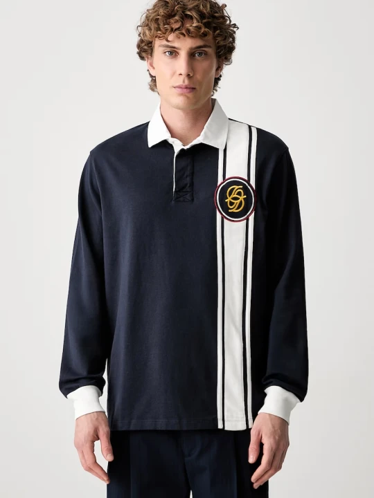 Zdjęcie produktu Drôle de Monsieur D Mirror longsleeve męski bawełniany Drole de Monsieur