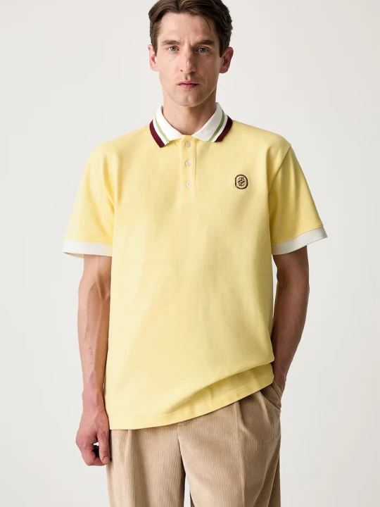 Zdjęcie produktu Drôle de Monsieur D Mirror polo bawełniane męskie Drole de Monsieur