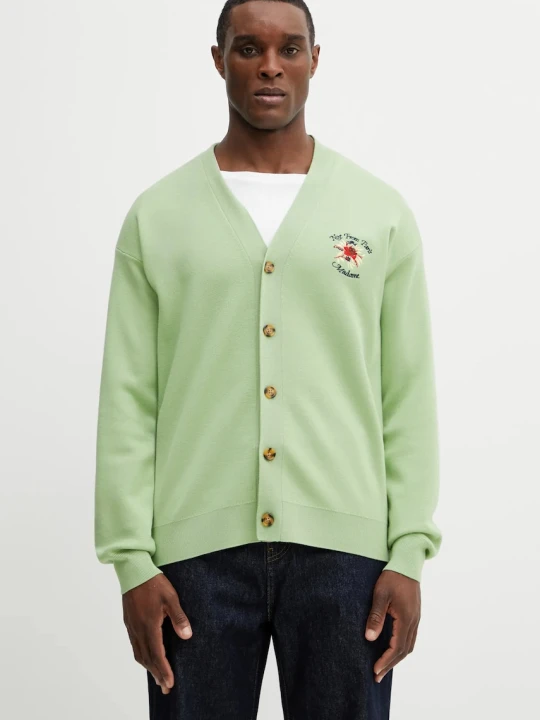 Zdjęcie produktu Drôle de Monsieur Slogan Rose z wełny merino męski Drole de Monsieur