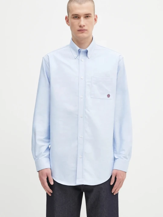 Zdjęcie produktu Drôle de Monsieur La Chemise Oxford koszula bawełniana męska Drole de Monsieur