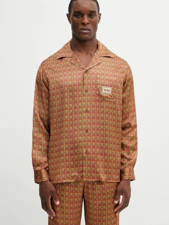 Zdjęcie produktu Drôle de Monsieur koszula Chemise Paisley Drole de Monsieur czerwony