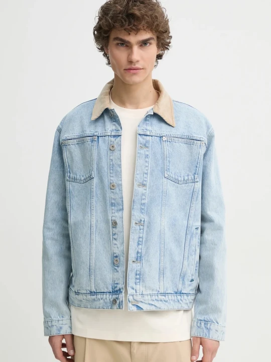 Zdjęcie produktu Drôle de Monsieur kurtka jeansowa La Veste Jean DElavEe Drole de Monsieur