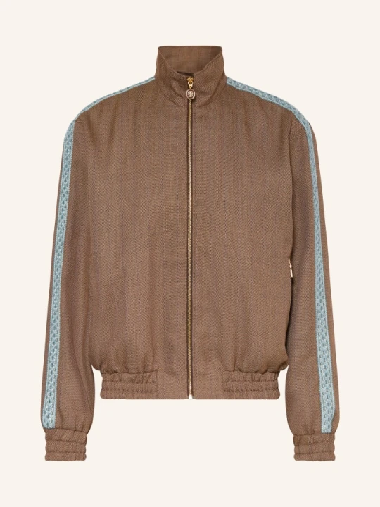 Zdjęcie produktu Drôle De Monsieur Kurtka Z Galonowymi Paskami beige Drole de Monsieur