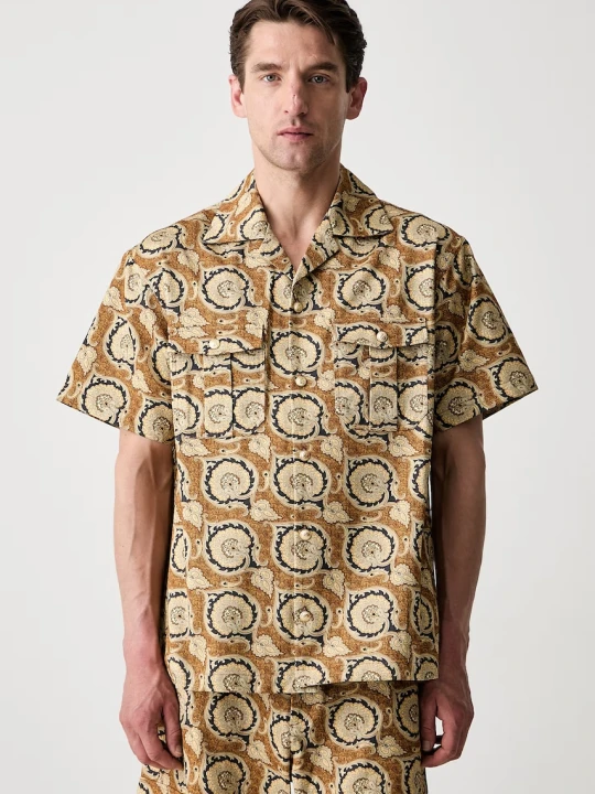 Zdjęcie produktu Drôle de Monsieur La Chemise Paisley koszula bawełniana męska Drole de Monsieur