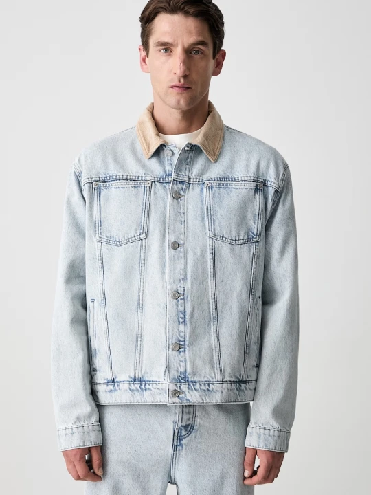 Zdjęcie produktu Drôle de Monsieur La Veste Jean Délavée kurtka jeansowa męska Drole de Monsieur