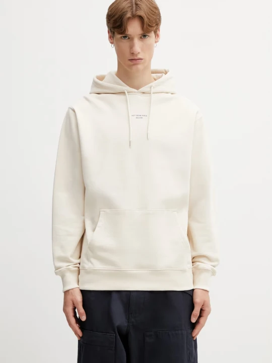 Zdjęcie produktu Drôle de Monsieur Le Hoodie Slogan Classique bluza z kapturem bawełniana męska Drole de Monsieur