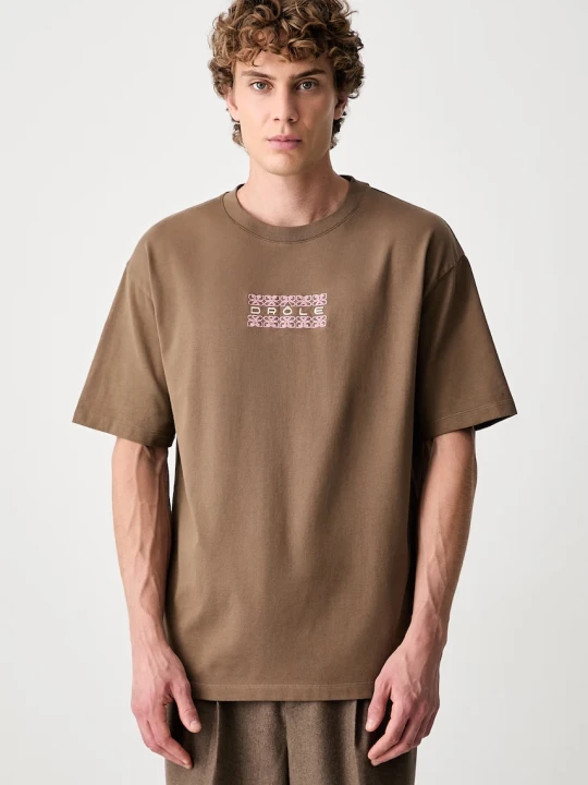 Zdjęcie produktu Drôle de Monsieur Ornements T-shirt bawełniany męski Drole de Monsieur
