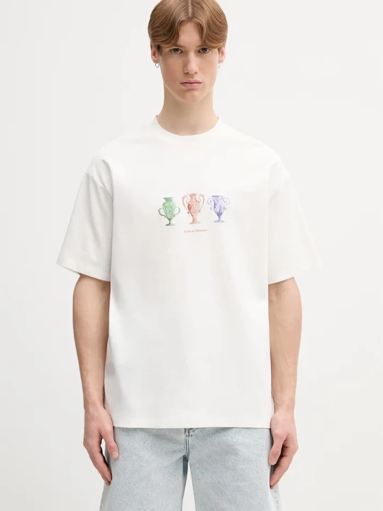Zdjęcie produktu Drôle de Monsieur Signature T-shirt bawełniany męski Drole de Monsieur
