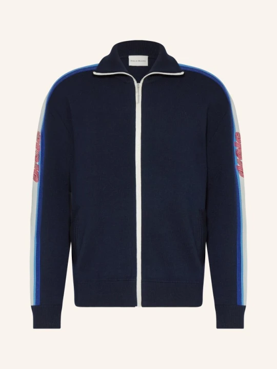 Zdjęcie produktu Drôle De Monsieur Sweter La Maille Zippée Drôle Z Wełny Merynosowej blau Drole de Monsieur