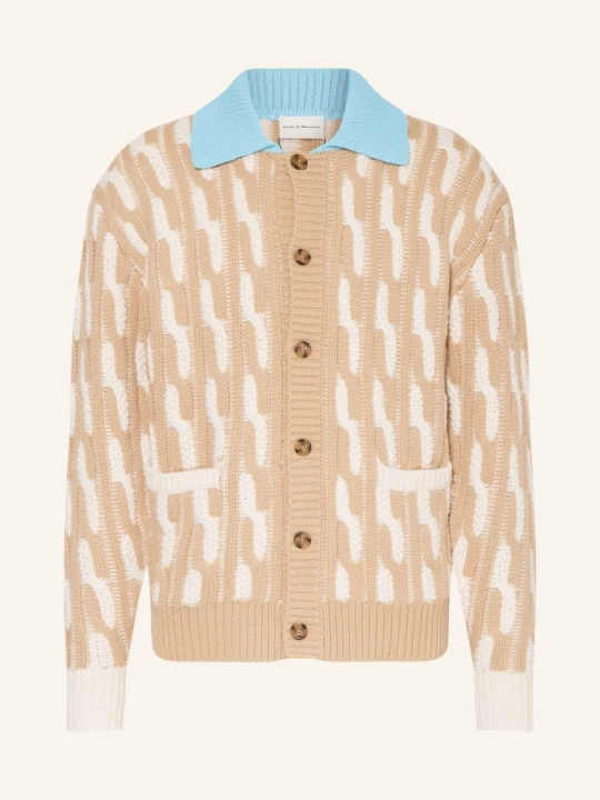 Zdjęcie produktu Drôle De Monsieur Sweter Le Cardigan Torsades Bicolore beige Drole de Monsieur