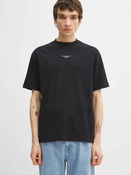 Zdjęcie produktu Drôle de Monsieur t-shirt bawełniany Le T-Shirt Slogan Classique Drole de Monsieur