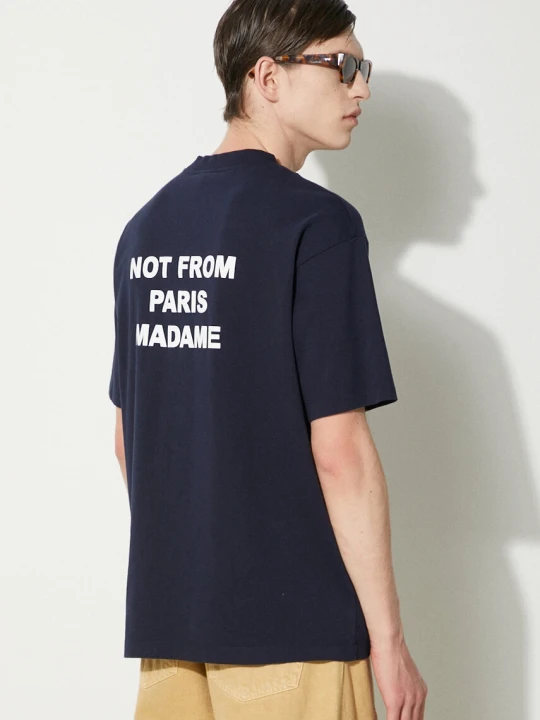 Zdjęcie produktu Drôle de Monsieur t-shirt bawełniany Le T-Shirt Slogan Drole de Monsieur
