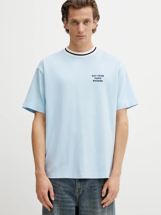 Zdjęcie produktu Drôle de Monsieur t-shirt bawełniany Slogan Sport Drole de Monsieur