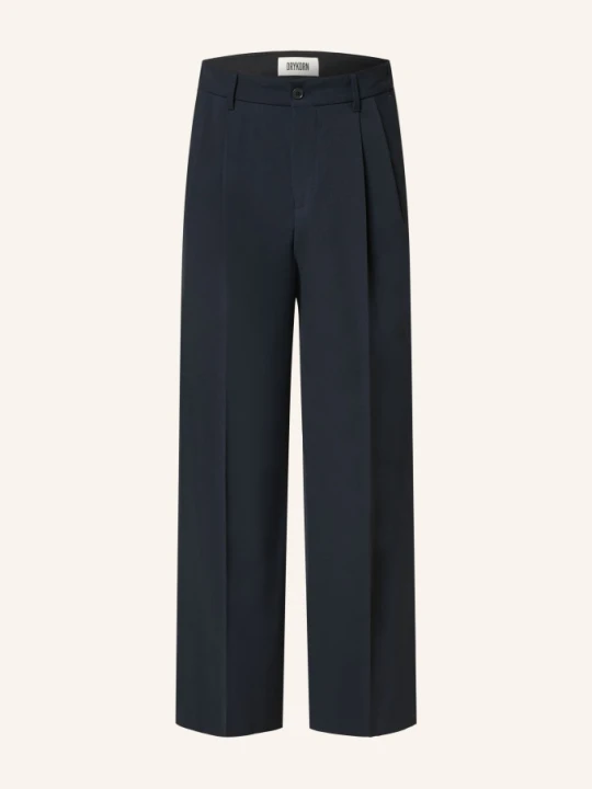 Zdjęcie produktu Drykorn Chinosy Leek_Wide Wide Fit blau GRANATOWY