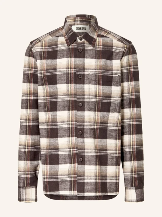 Zdjęcie produktu Drykorn Koszula Flanelowa Dieggo Comfort Fit braun brązowy