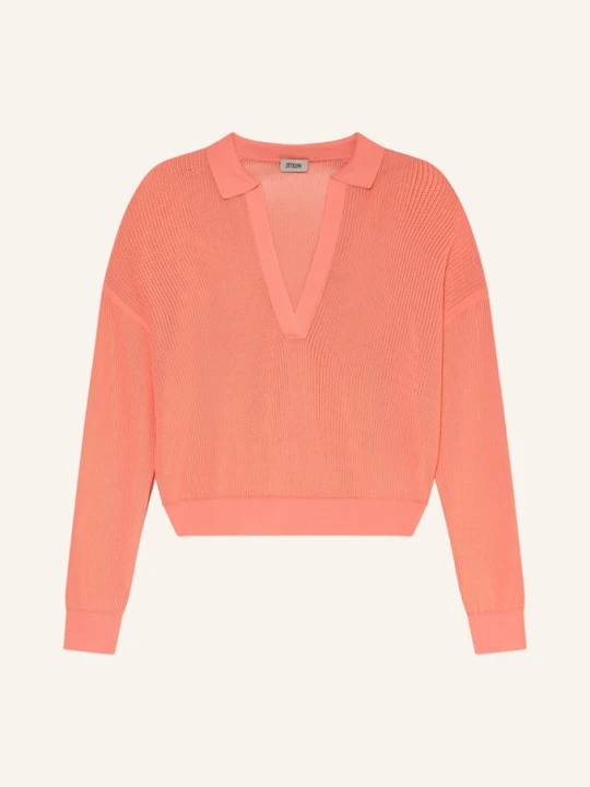 Zdjęcie produktu Drykorn Koszulka Polo Jorgia Z Dzianiny pink