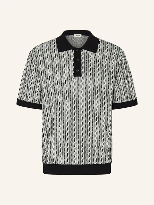 Zdjęcie produktu Drykorn Koszulka Polo Z Dzianiny Tamian Relaxed Fit schwarz