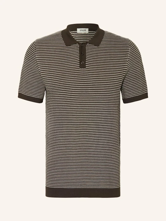 Zdjęcie produktu Drykorn Koszulka Polo Z Dzianiny Triton Regular Fit braun brązowy