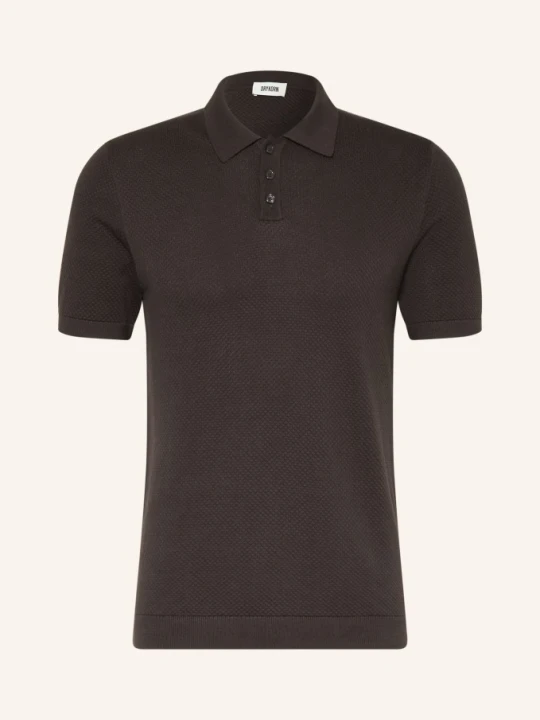 Zdjęcie produktu Drykorn Koszulka Polo Z Dzianiny Triton Regular Fit braun CIEMNOBRĄZOWY