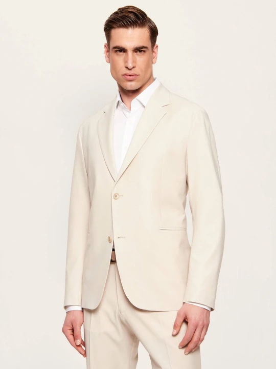 Zdjęcie produktu Drykorn Marynarka CATORY | Slim Fit | z dodatkiem wełny beżowy