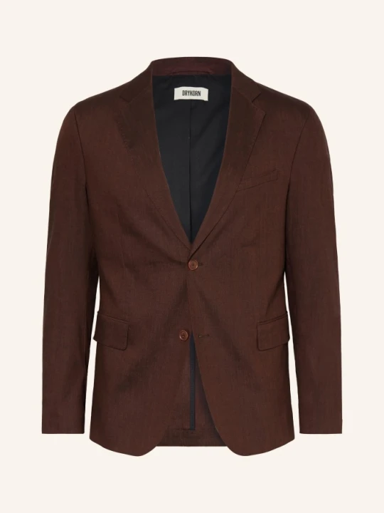 Zdjęcie produktu Drykorn Marynarka Garniturowa Yames Slim Fit Z Dodatkiem Lnu rot