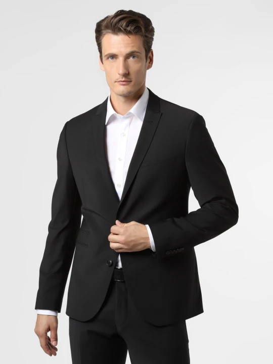 Zdjęcie produktu Drykorn marynarka od garnituru modułowego Mężczyźni Slim Fit czarny