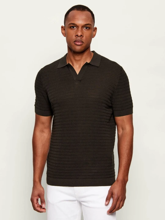 Zdjęcie produktu Drykorn Polo BRAIAN | Regular Fit | mercerised brązowy