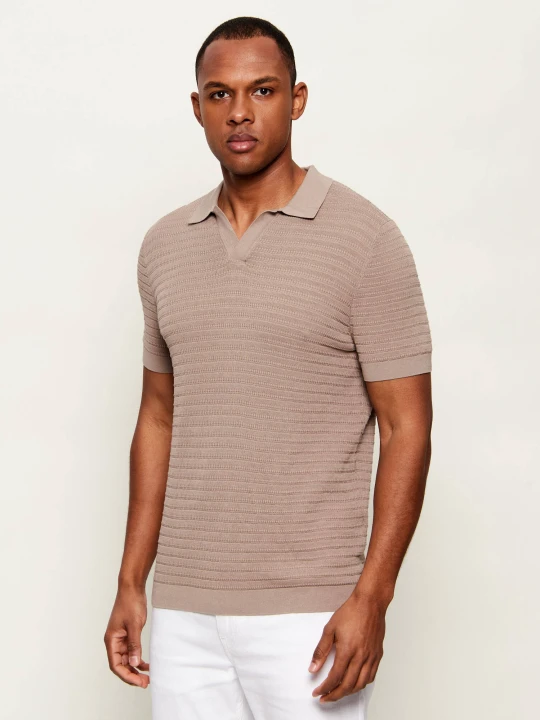 Zdjęcie produktu Drykorn Polo BRAIAN | Regular Fit | mercerised beżowy