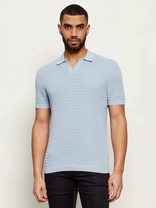 Zdjęcie produktu Drykorn Polo BRAIAN | Regular Fit | mercerised błękitny