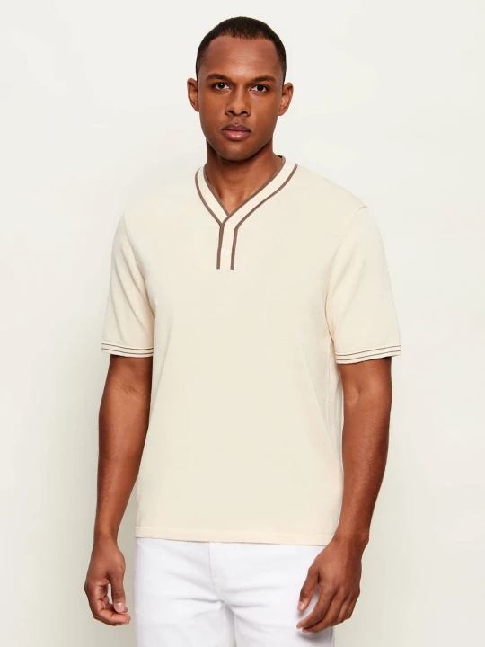 Zdjęcie produktu Drykorn Polo RAVELIO | Regular Fit kremowy