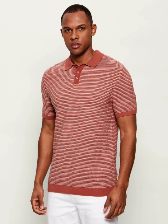 Zdjęcie produktu Drykorn Polo TRITON | Regular Fit pomarańczowy