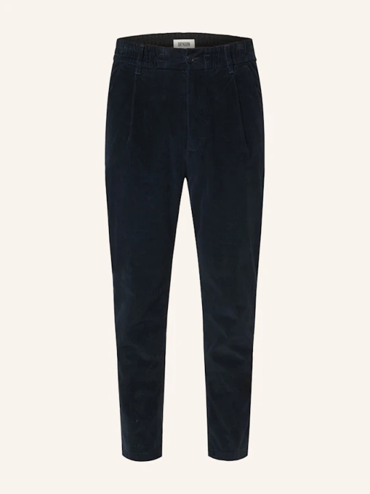 Zdjęcie produktu Drykorn Spodnie Garniturowe Chasy Slim Fit Ze Sztruksu blau GRANATOWY