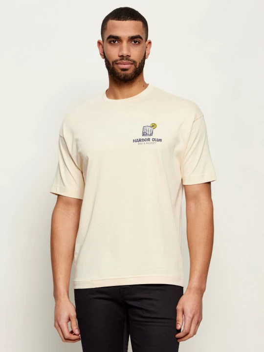 Zdjęcie produktu Drykorn T-shirt KAYRO_HC | Relaxed fit beżowy