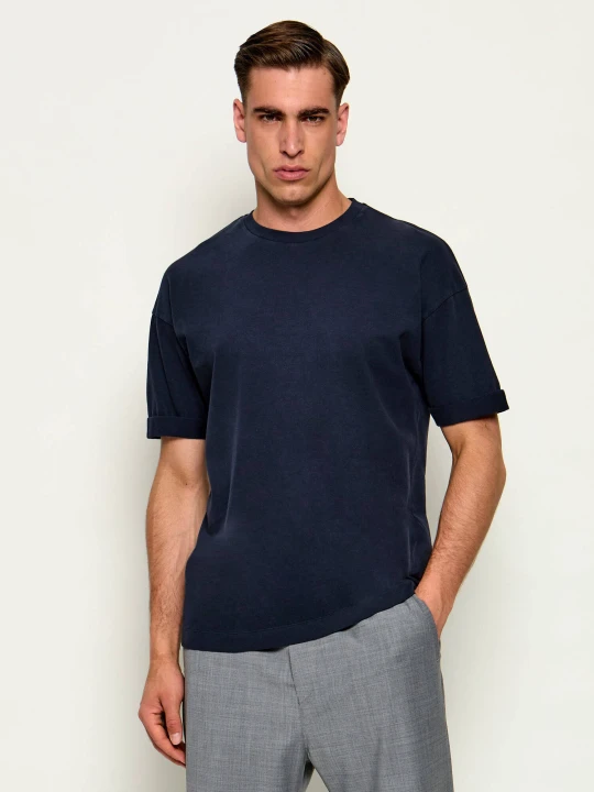 Zdjęcie produktu Drykorn T-shirt Thilo | Relaxed fit granatowy