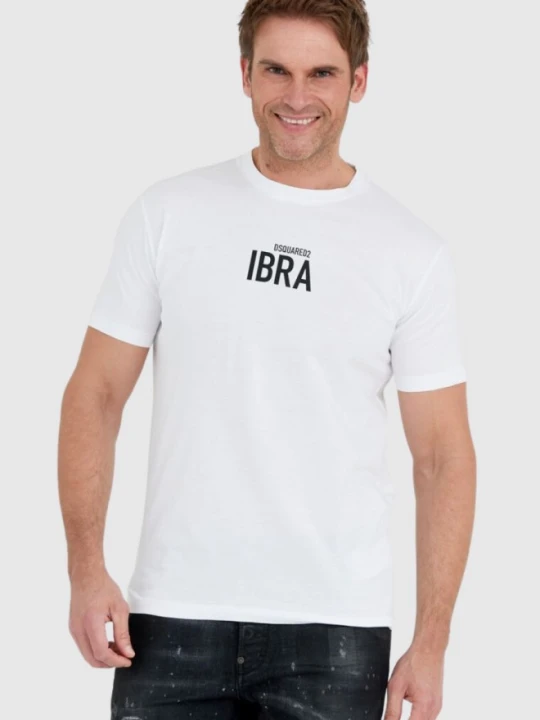 Zdjęcie produktu DSQUARED2 Biały t-shirt męski ibra, Rozmiar S