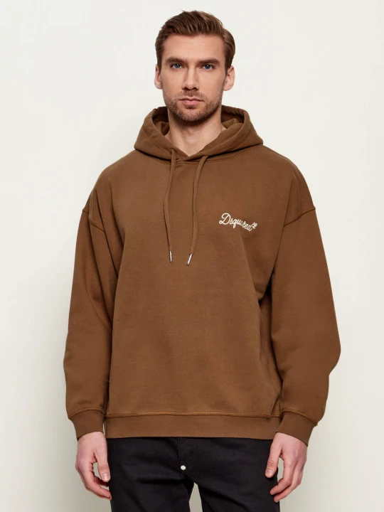 Zdjęcie produktu Dsquared2 Bluza D2 Signature | Relaxed fit brązowy
