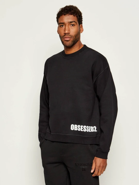 Zdjęcie produktu Dsquared2 Bluza Obsessed2 | Relaxed fit czarny