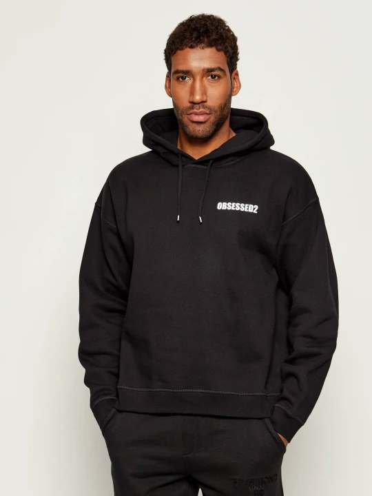 Zdjęcie produktu Dsquared2 Bluza Obsessed2 | Relaxed fit czarny