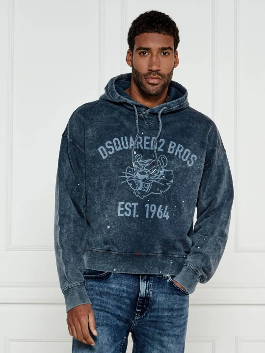 Zdjęcie produktu Dsquared2 Bluza | Oversize fit granatowy