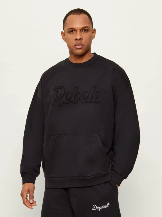 Zdjęcie produktu Dsquared2 Bluza | Relaxed fit czarny