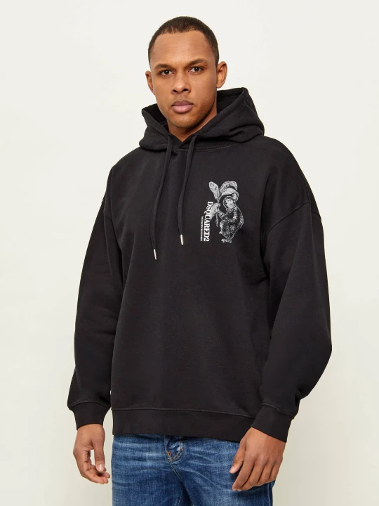 Zdjęcie produktu Dsquared2 Bluza | Relaxed fit czarny
