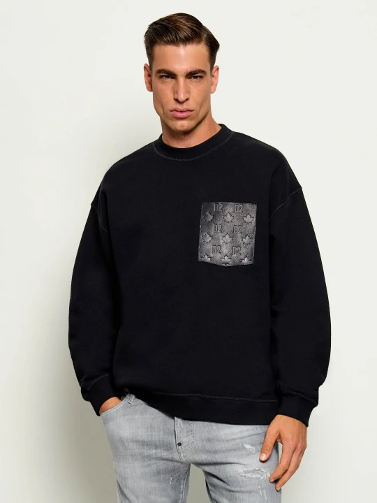 Zdjęcie produktu Dsquared2 Bluza | Relaxed fit czarny