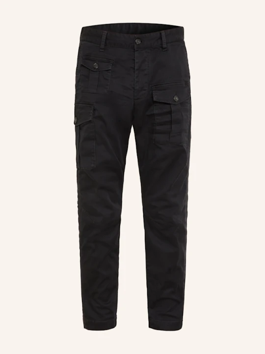 Zdjęcie produktu dsquared2 Bojówki Sexy Cargo Fit schwarz CZARNY